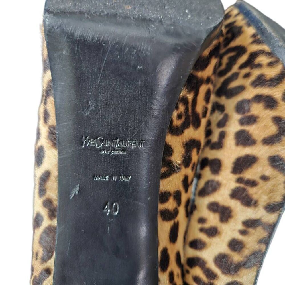 YSL Yves Saint Laurent pump animal print - Picture 7 of 10